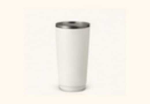 White insulated tumbler