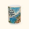 Proud of You Vintage Postcard Coffee Mug